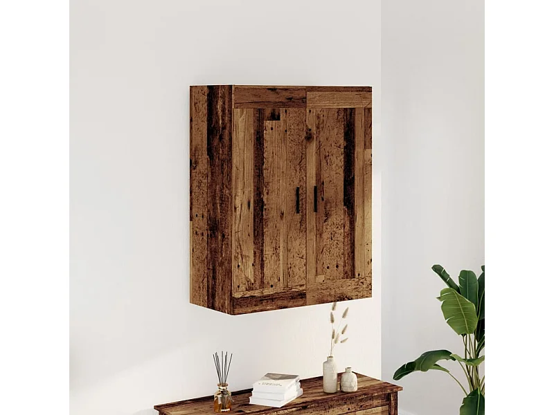 Wandschrank Altholz-Optik 69,5x34x90 cm Holzwerkstoff
