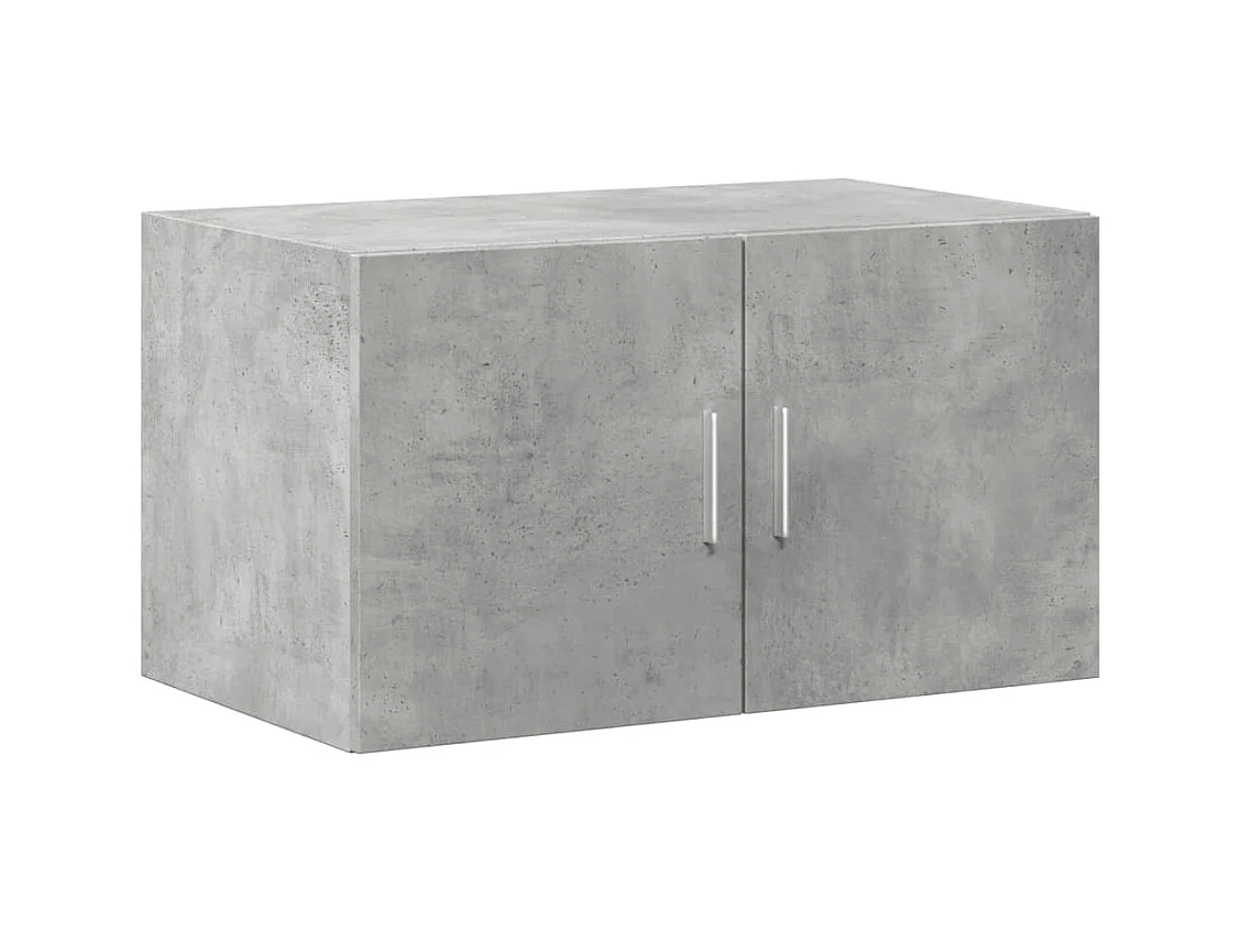 Mobile a Parete Grigio Cemento 70x42,5x40 cm Legno Multistrato