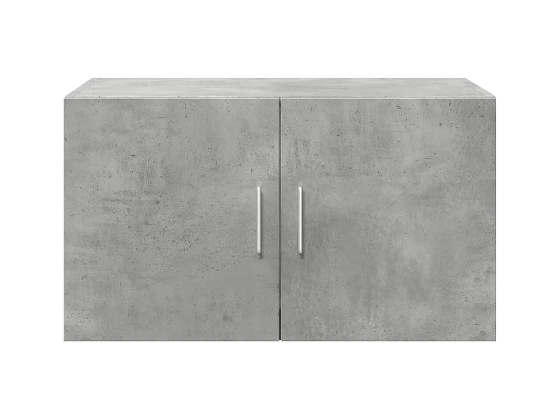 Mobile a Parete Grigio Cemento 70x42,5x40 cm Legno Multistrato