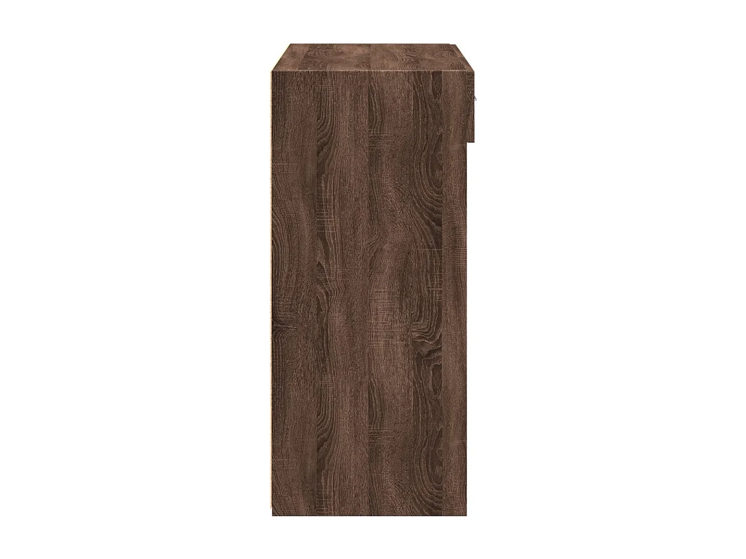 Sideboard Braun Eichen-Optik 80x42,5x93 cm Holzwerkstoff