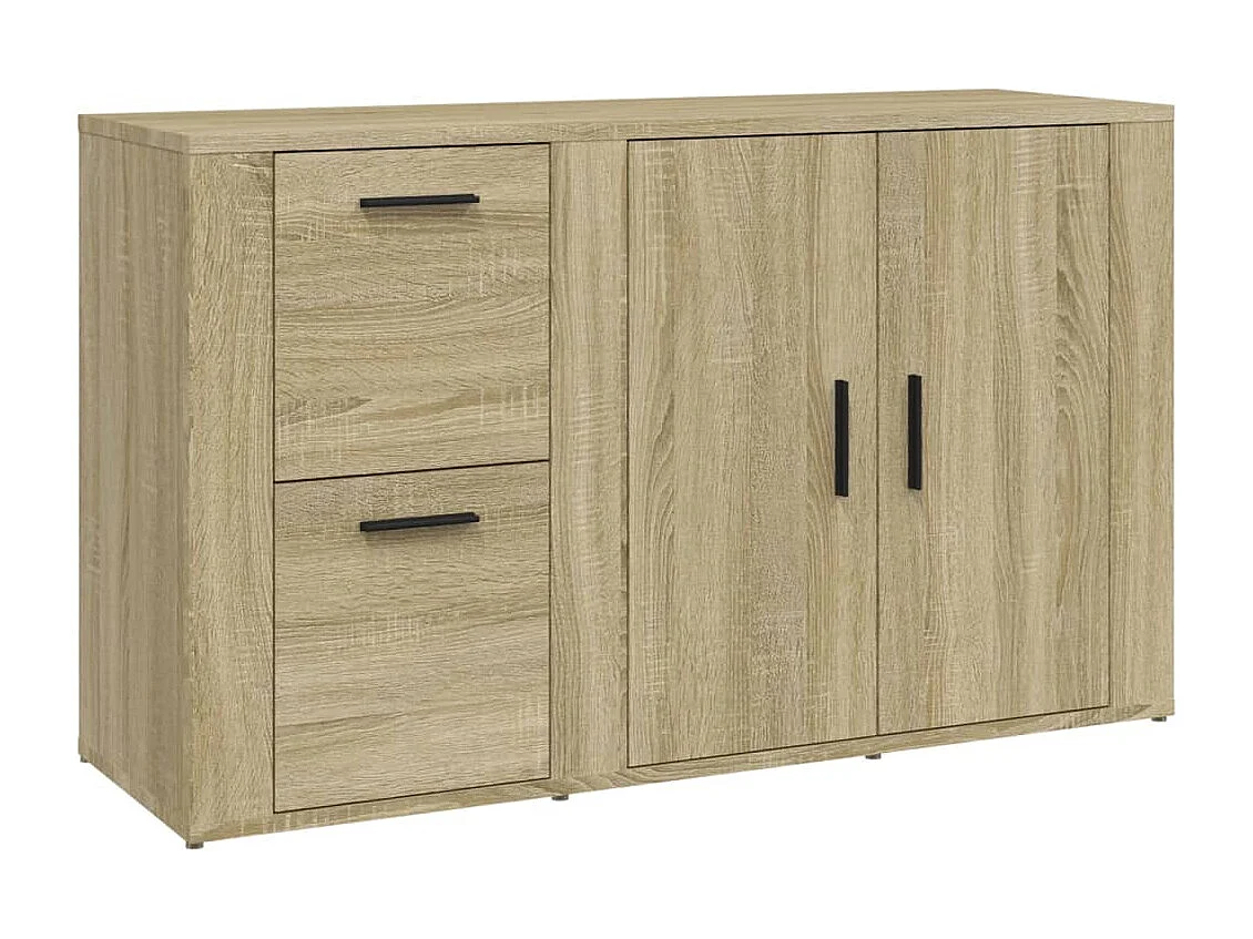 Credenza Rovere Sonoma 100x33x59,5 cm in Legno Multistrato