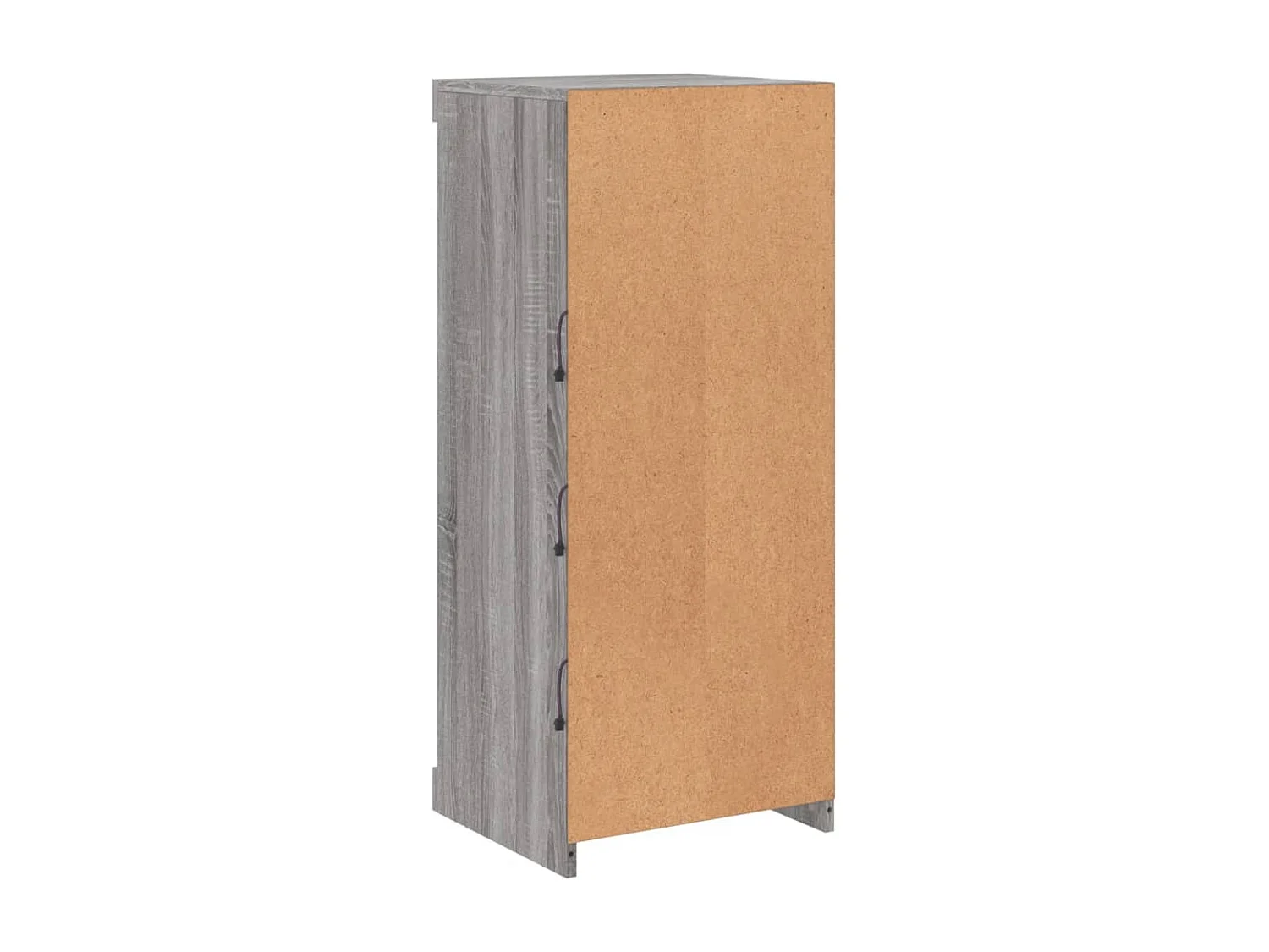 Sideboard mit LED-Leuchten Grau Sonoma 41x37x100 cm