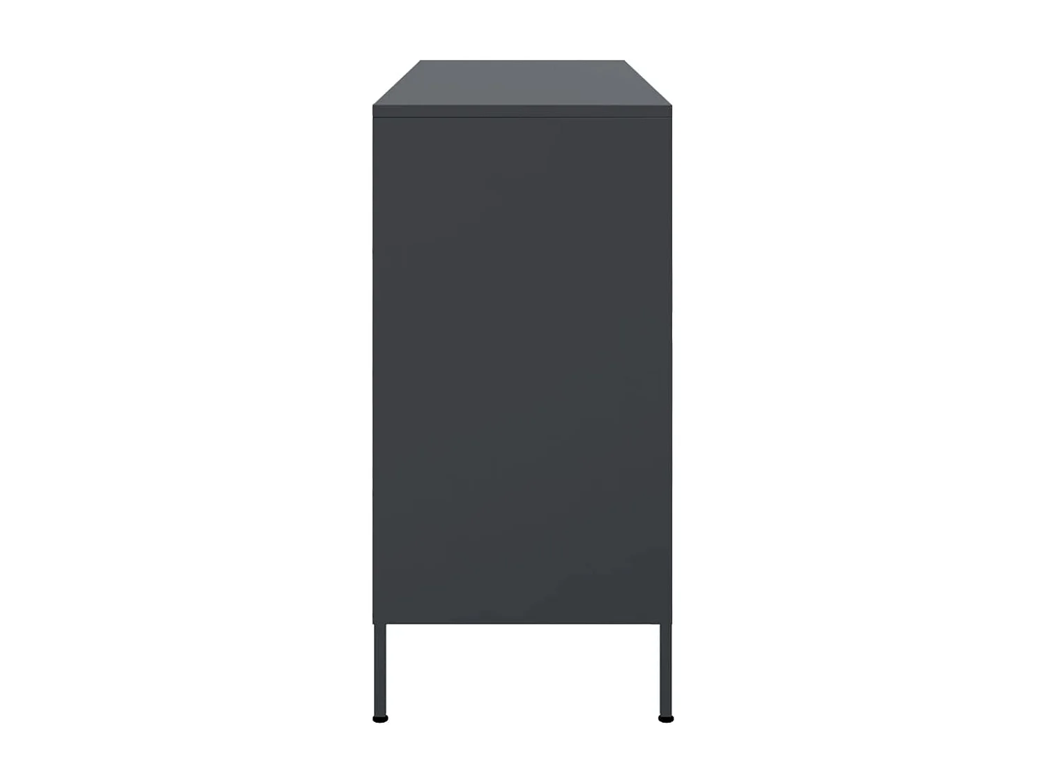Credenza Antracite 100,5x39x79 cm in Acciaio