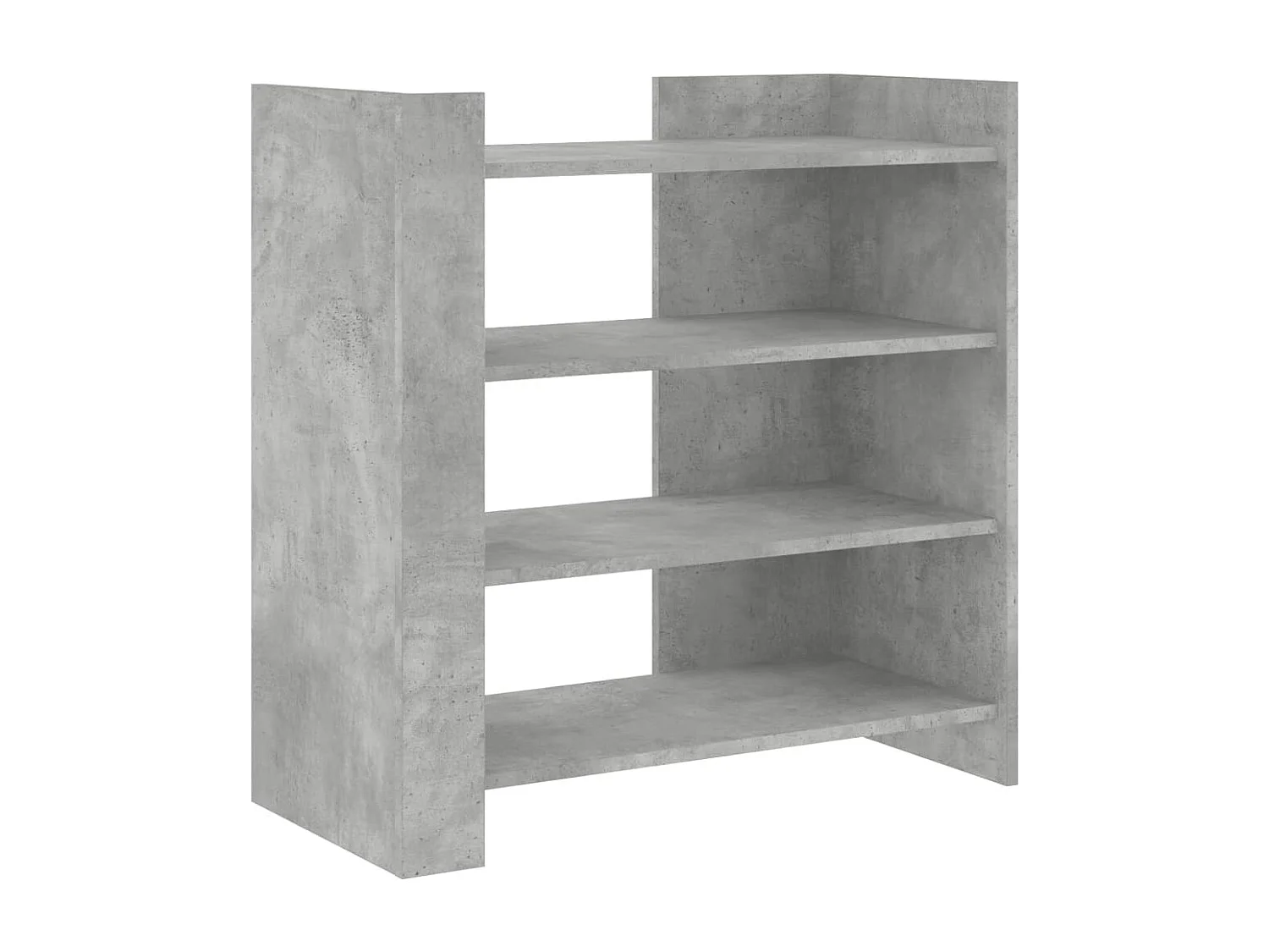 Credenza Grigio Cemento 73,5x35x75 cm in Legno Multistrato