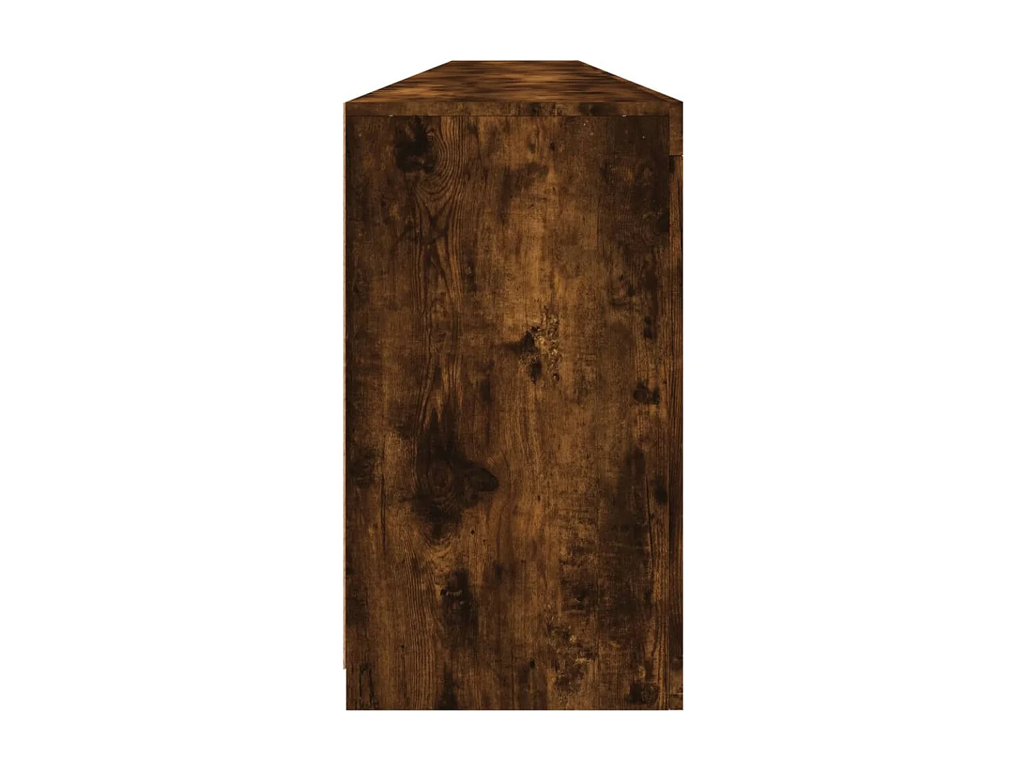 Aparador com luzes LED 283x37x67 cm carvalho fumado