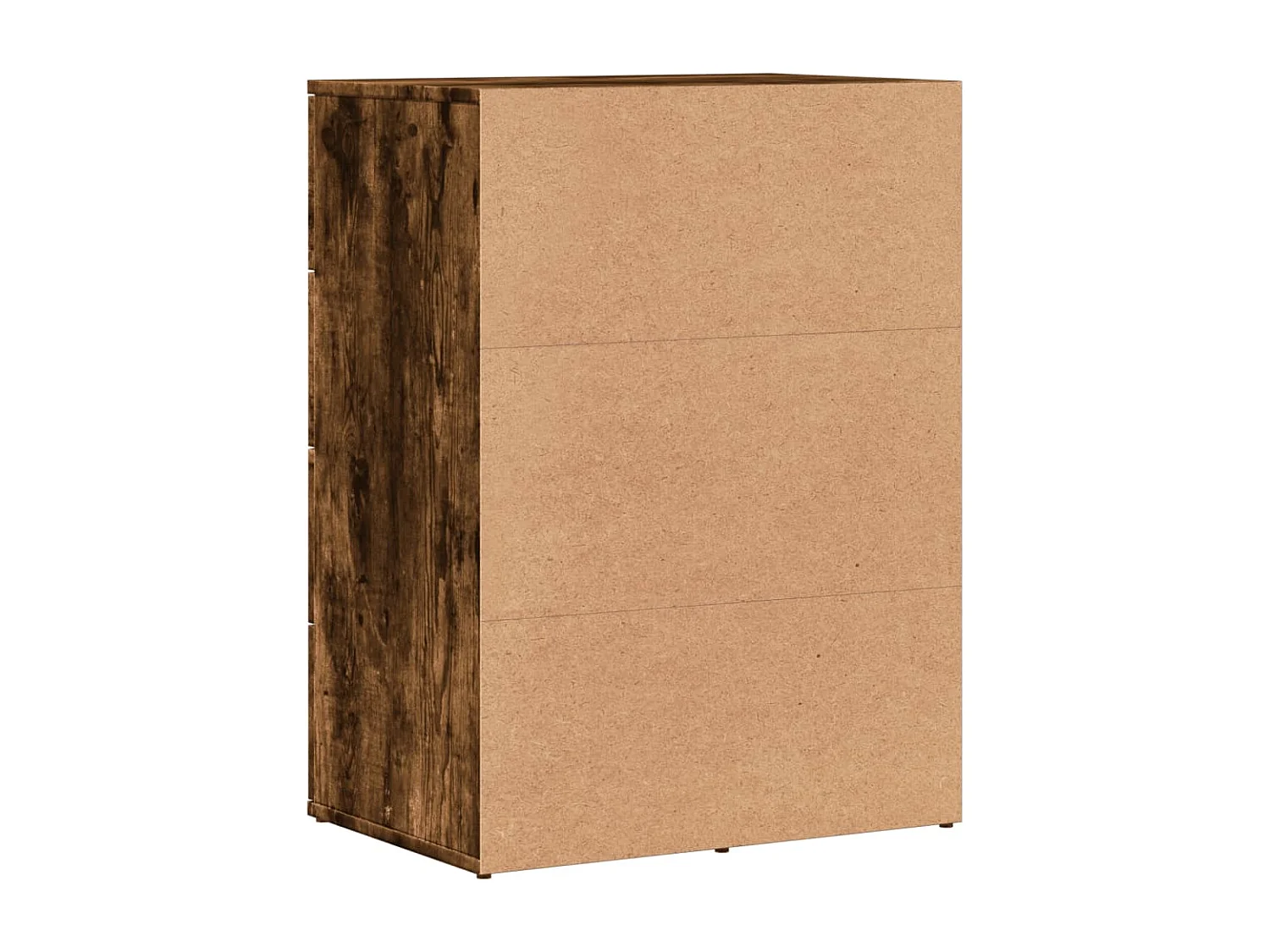 Aparadores 2 uds madera de ingeniería roble ahumado 59x39x80 cm