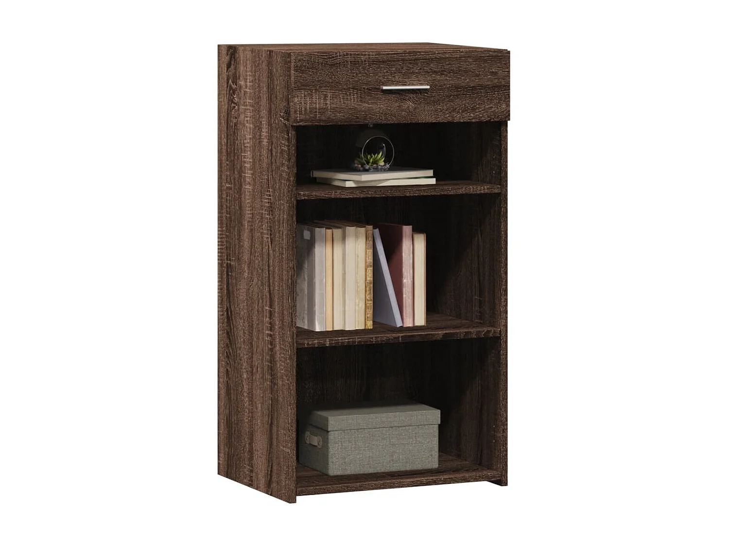 Sideboard Braun Eichen-Optik 50x42,5x93 cm Holzwerkstoff