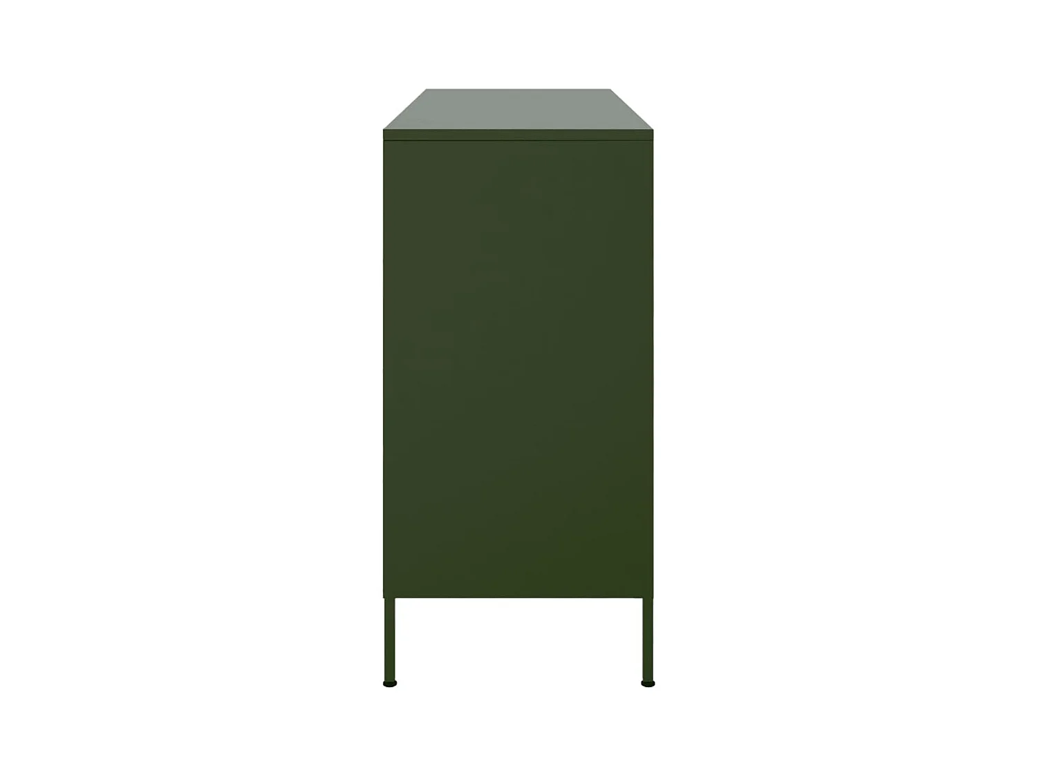 Sideboard Olivgrün 100,5x39x79 cm Stahl