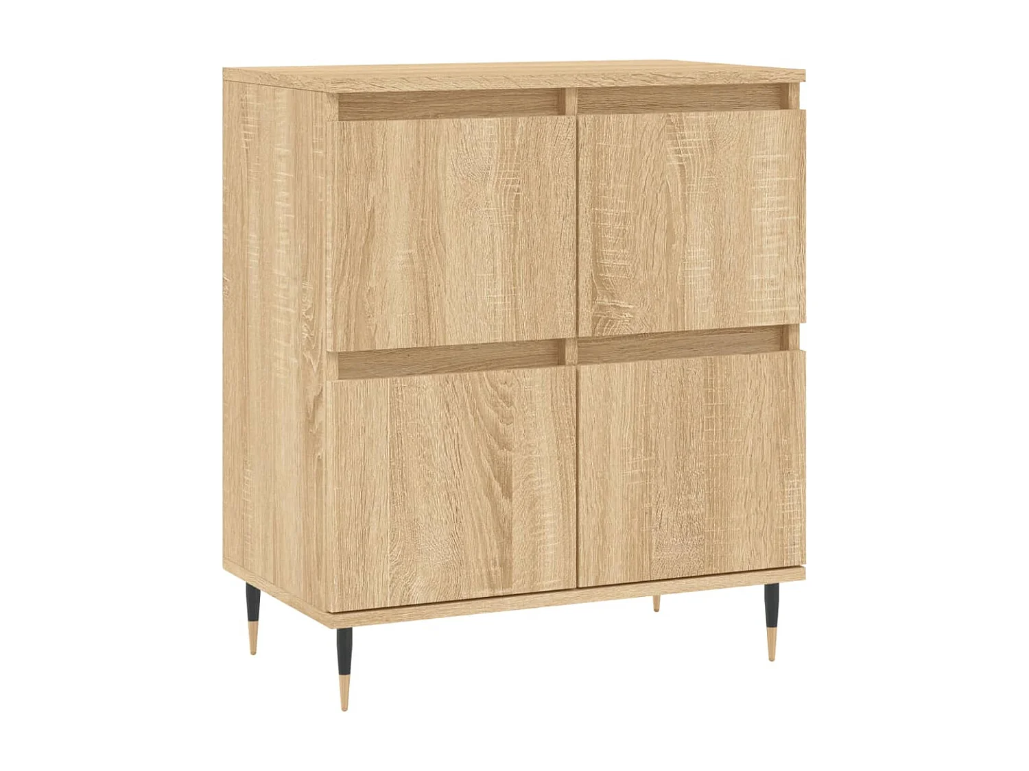 Credenze 2 pz Rovere Sonoma in Legno Multistrato