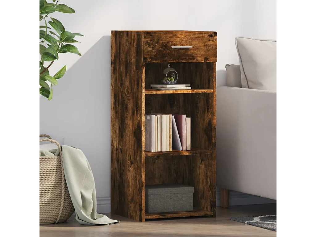 Sideboard Räuchereiche 40x42,5x93 cm Holzwerkstoff