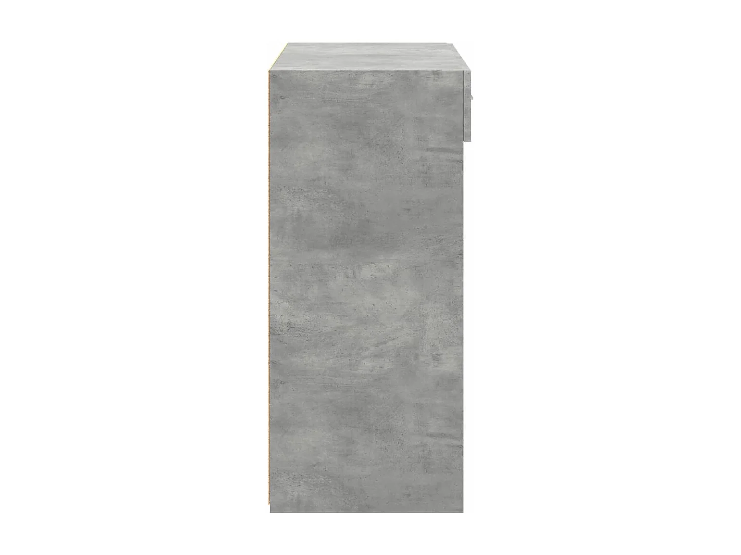 Credenza Grigio Cemento 80x42,5x93 cm in Legno Multistrato