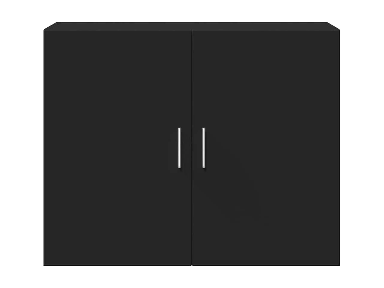 Armoire murale noir 80x42,5x64 cm bois d'ingénierie