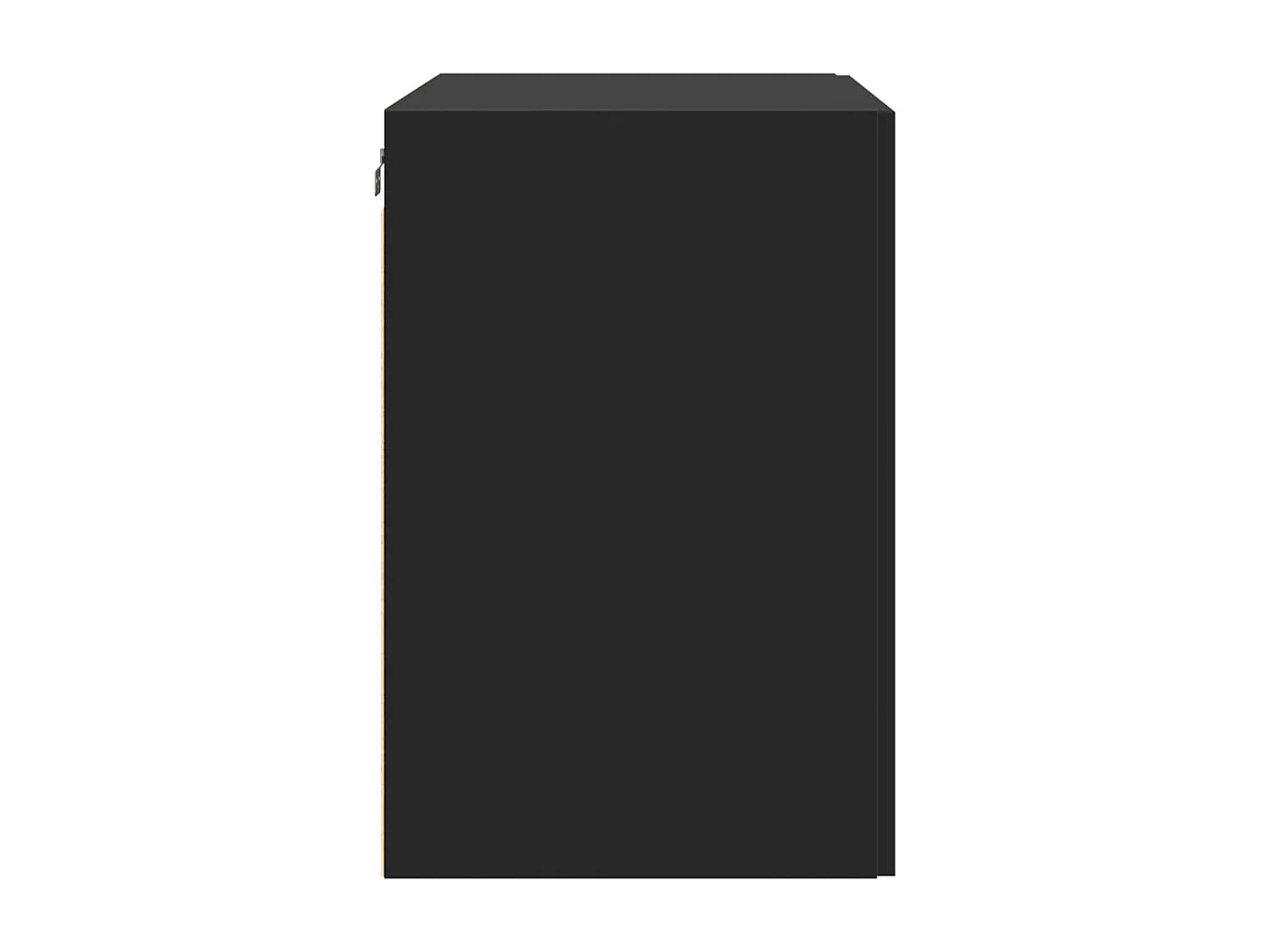 Armoire murale noir 80x42,5x64 cm bois d'ingénierie