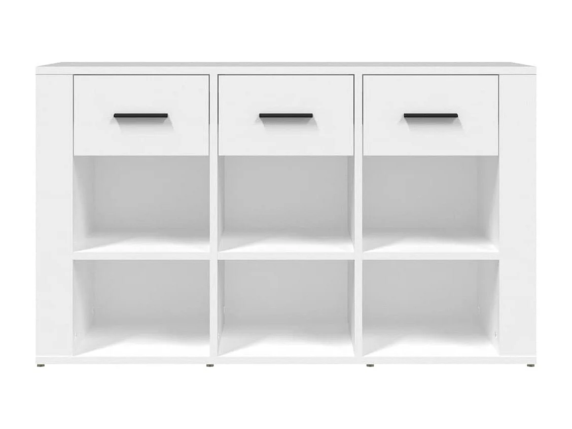 Credenza Bianca 100x30x59,5 cm in Legno Multistrato