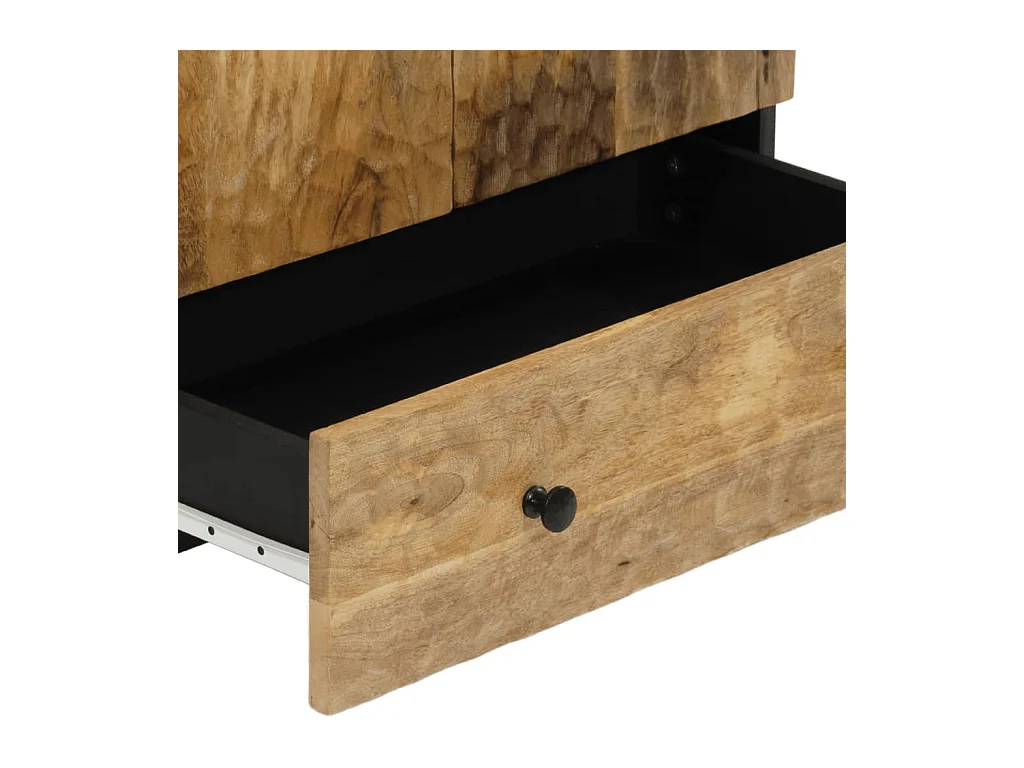Highboard 60x33x100 cm Massivholz Mango