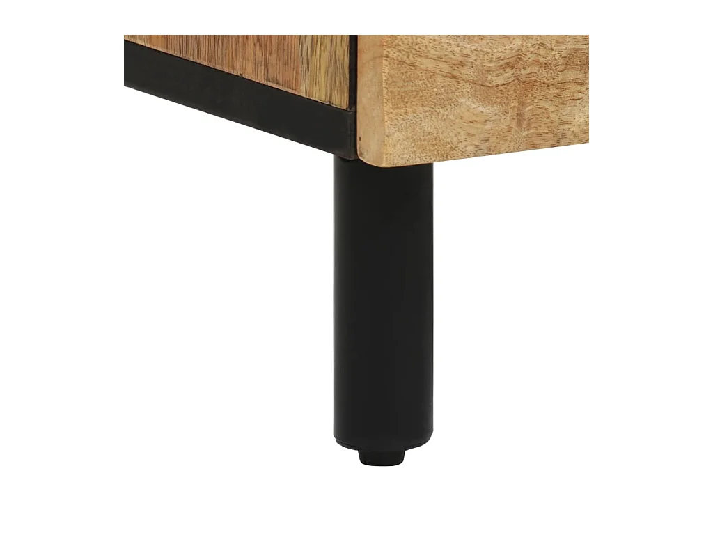 Highboard 60x33x100 cm Massivholz Mango