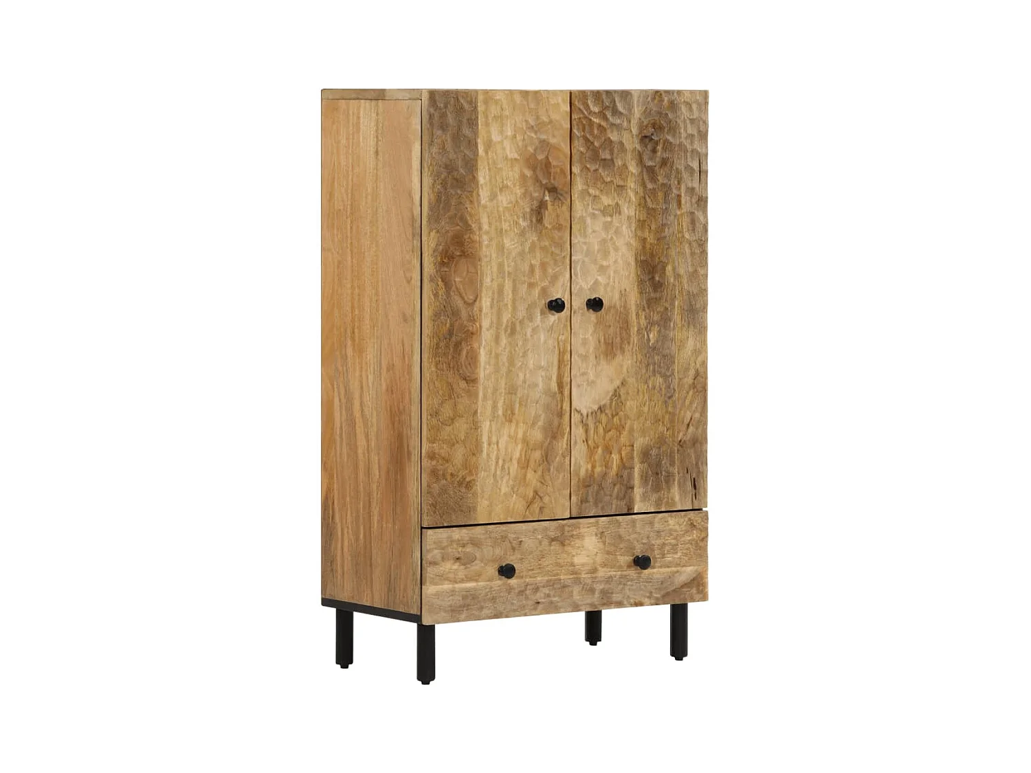 Highboard 60x33x100 cm Massivholz Mango