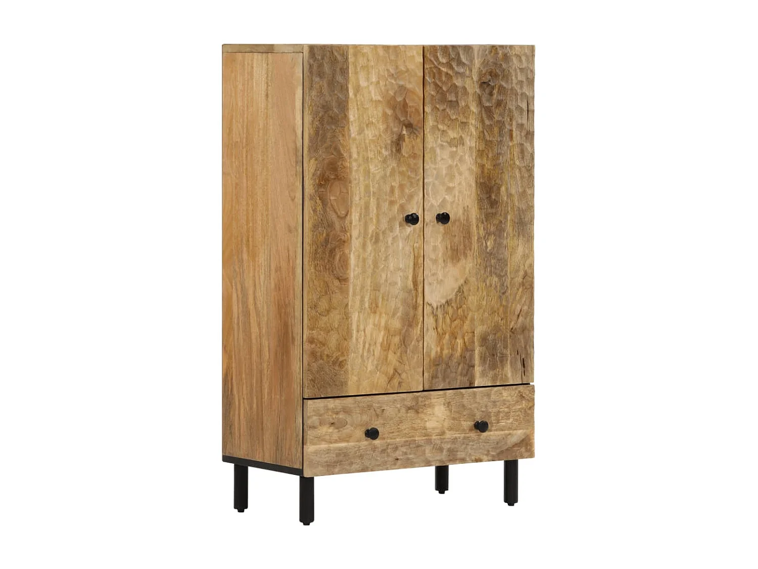 Buffet 60x33x100 cm bois de manguier massif