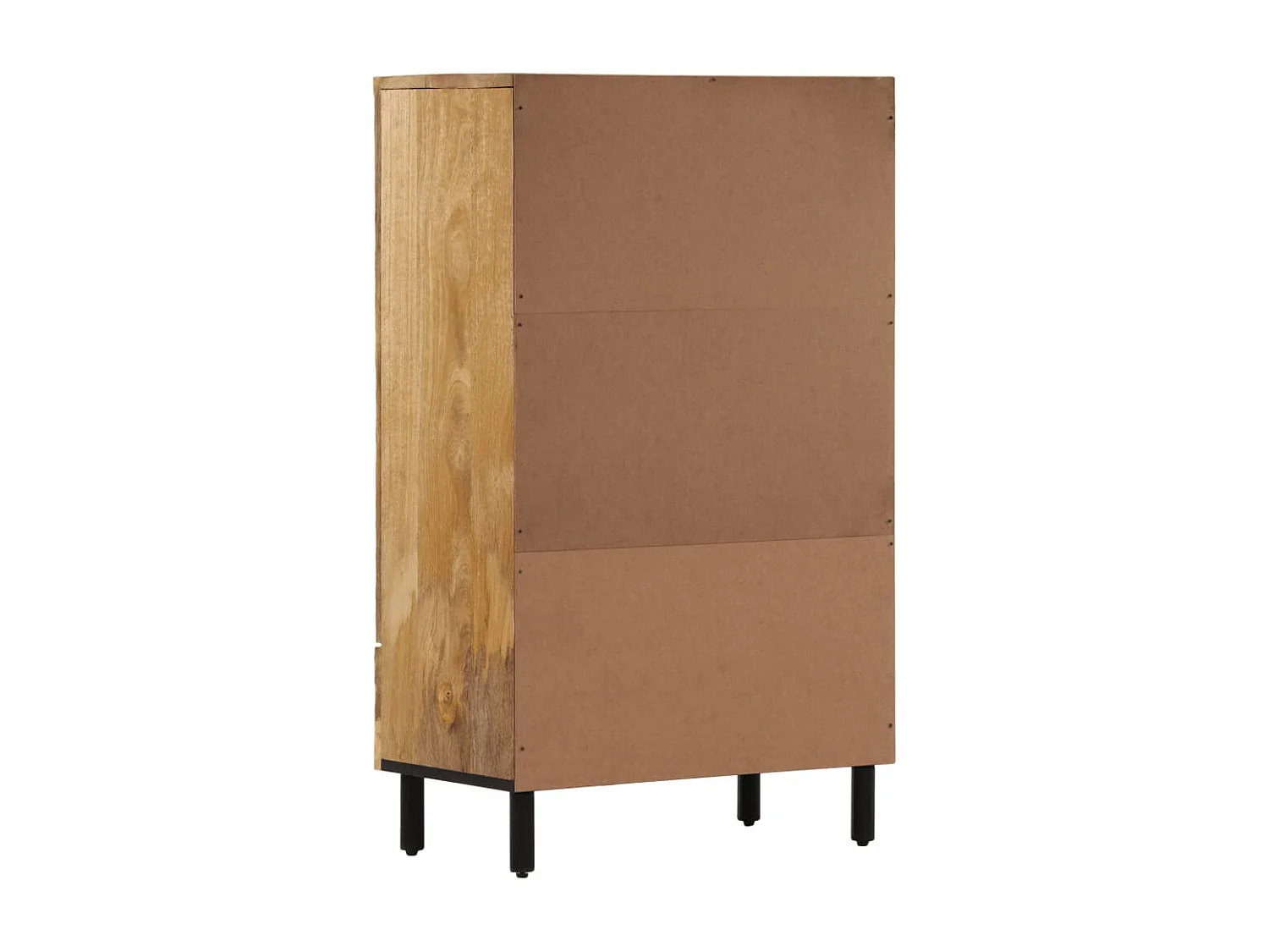 Buffet 60x33x100 cm bois de manguier massif