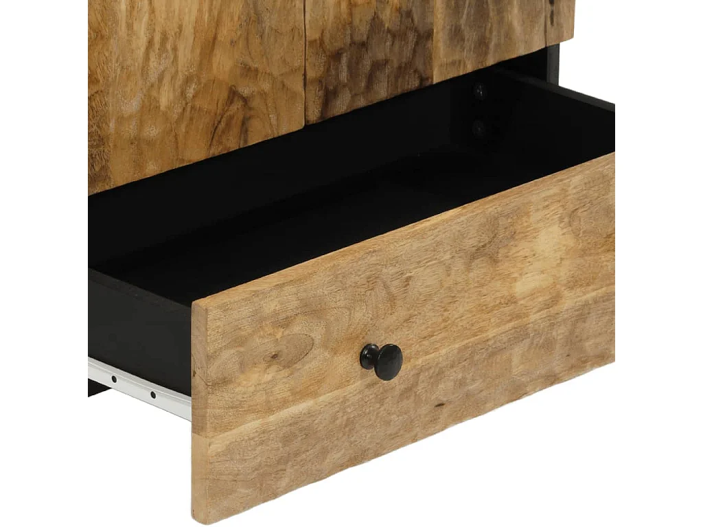 Buffet 60x33x100 cm bois de manguier massif