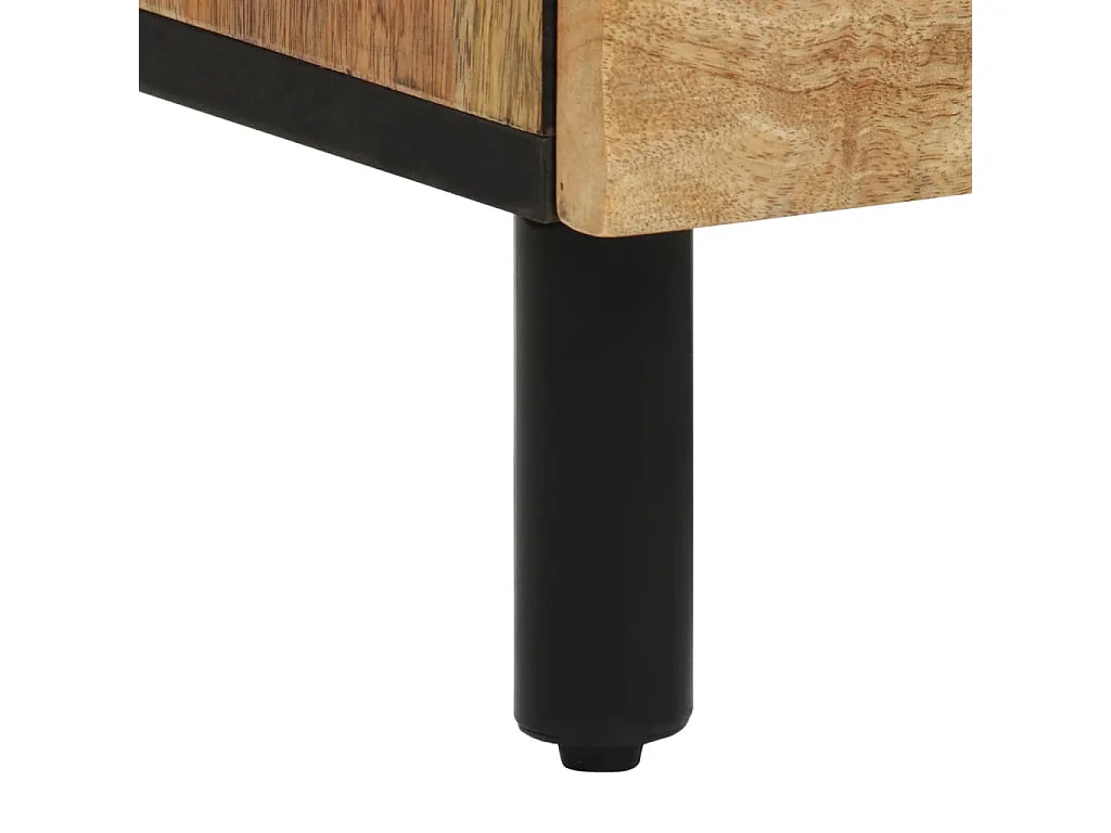 Buffet 60x33x100 cm bois de manguier massif