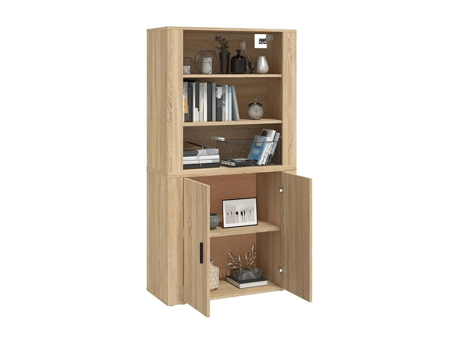 Buffet haut Chêne sonoma Bois d'ingénierie