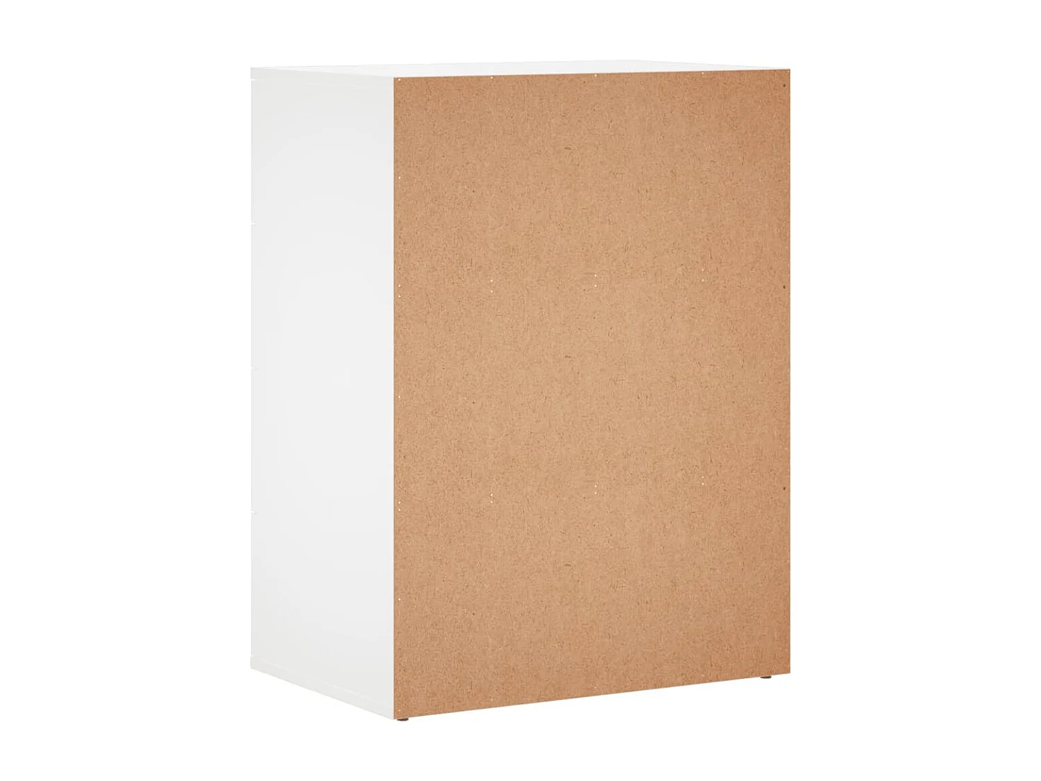 Credenze 2 pz Bianche 60x39x80 cm in Legno Multistrato