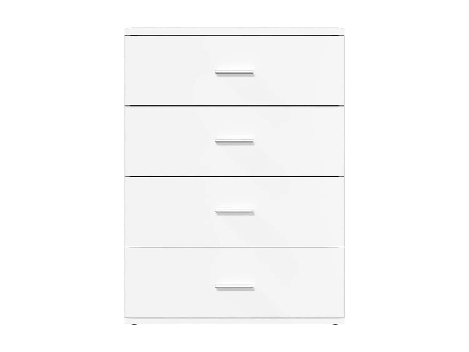 Buffets 2 pcs blanc 60x39x80 cm bois d’ingénierie