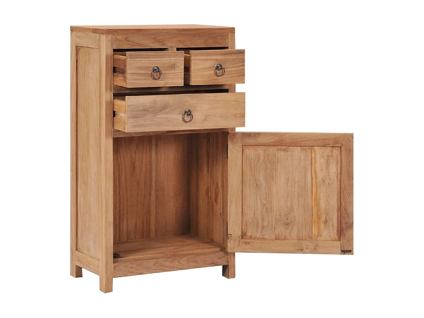 Buffet 50x30x90 cm bois de teck massif