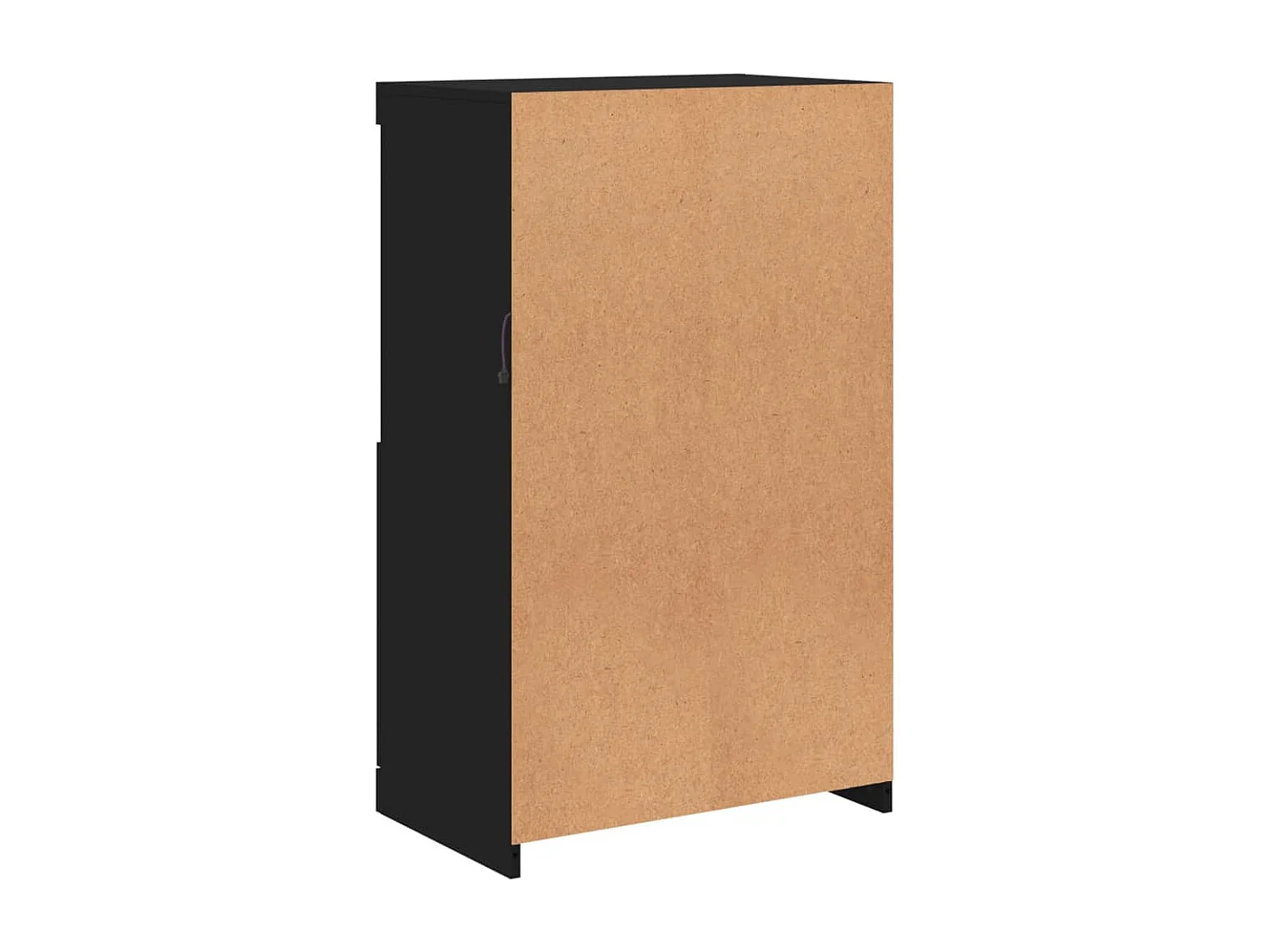 Sideboard mit LED-Leuchten Schwarz 60,5x37x100 cm