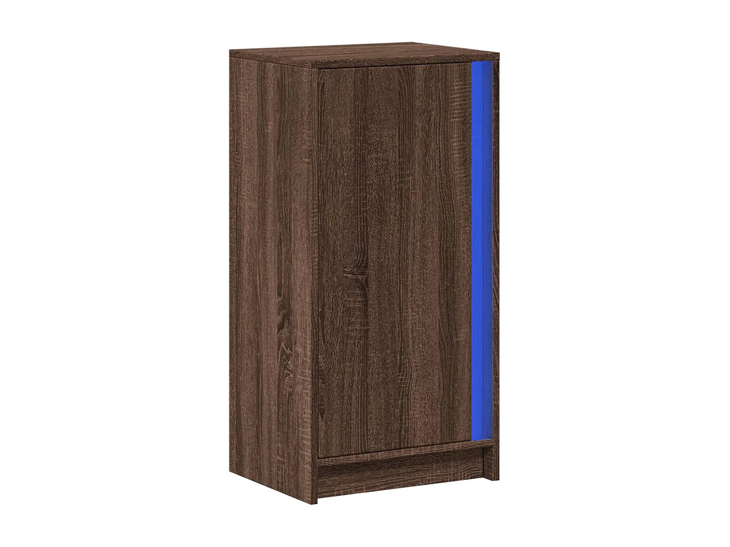LED-Sideboard Braun Eichen-Optik 42,5x34x85 cm Holzwerkstoff