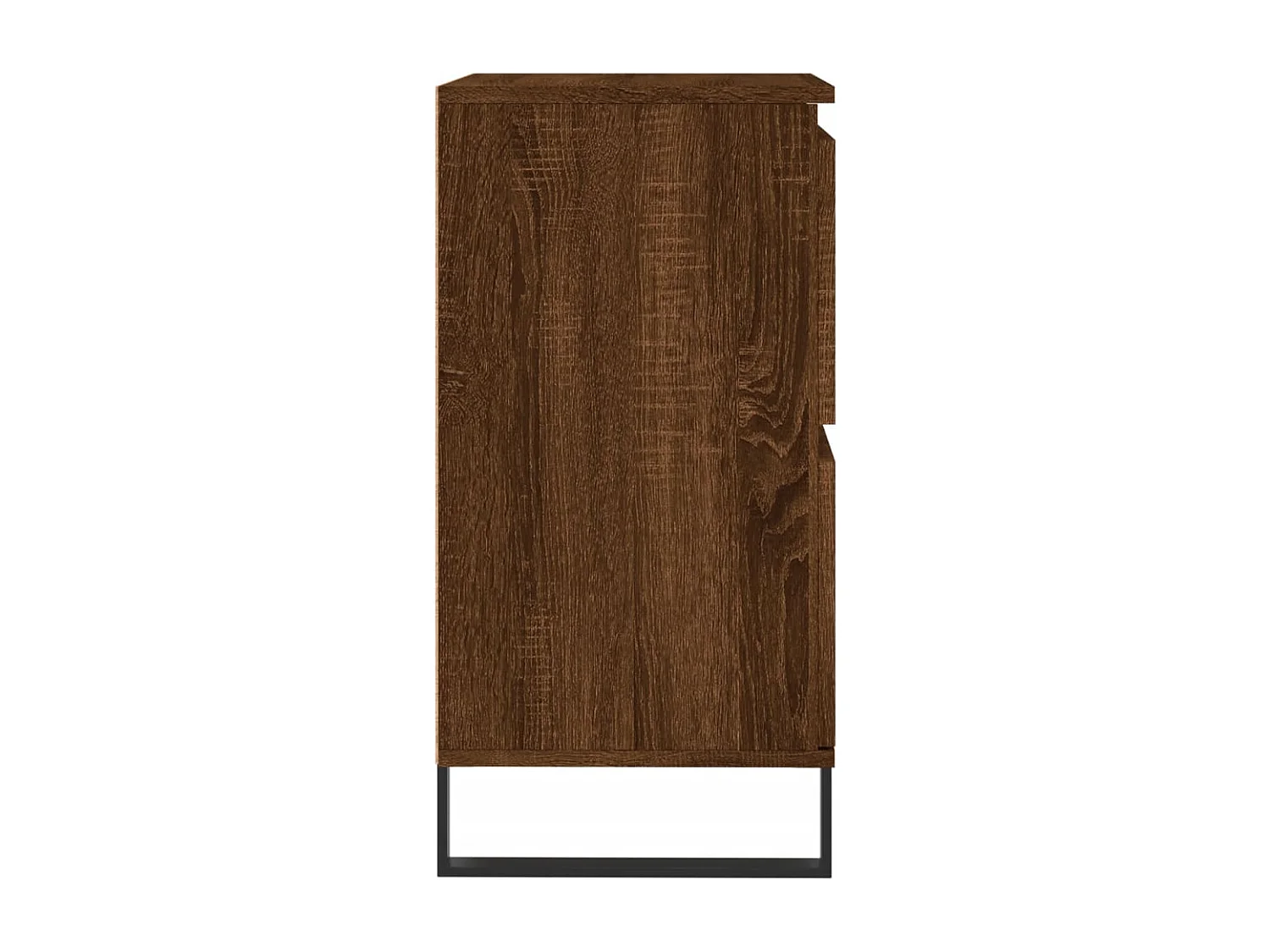 Buffets 2 pcs chêne marron bois d'ingénierie