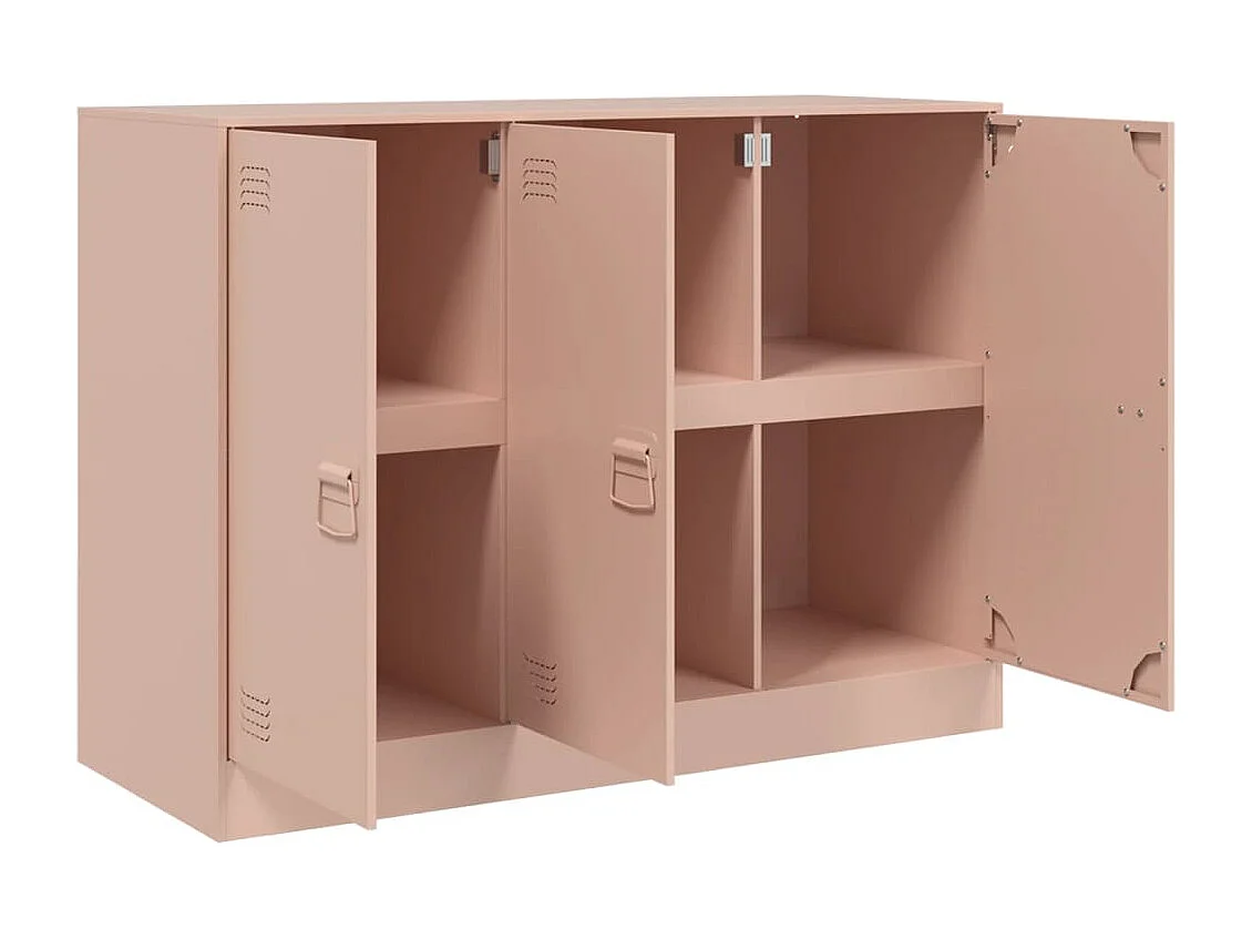 Credenza Rosa 99x39x73 cm in Acciaio
