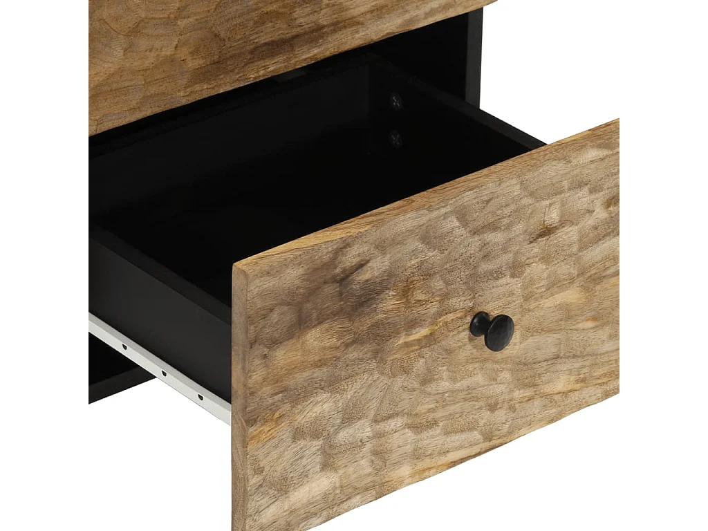 Beistellschrank 40x33x75 cm Massivholz Mango