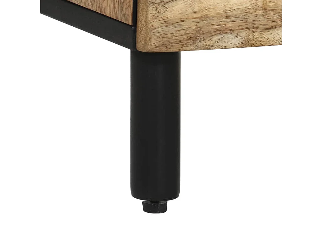 Beistellschrank 40x33x75 cm Massivholz Mango