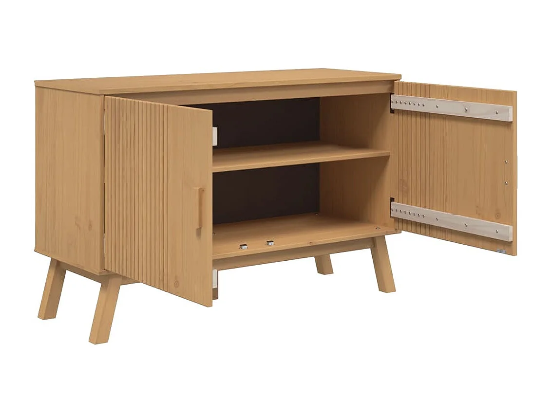 Buffet OLDEN marron 114x43x73,5 cm bois massif de pin