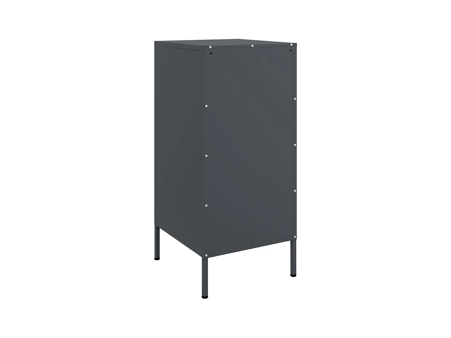 Buffet anthracite 36x39x79 cm acier