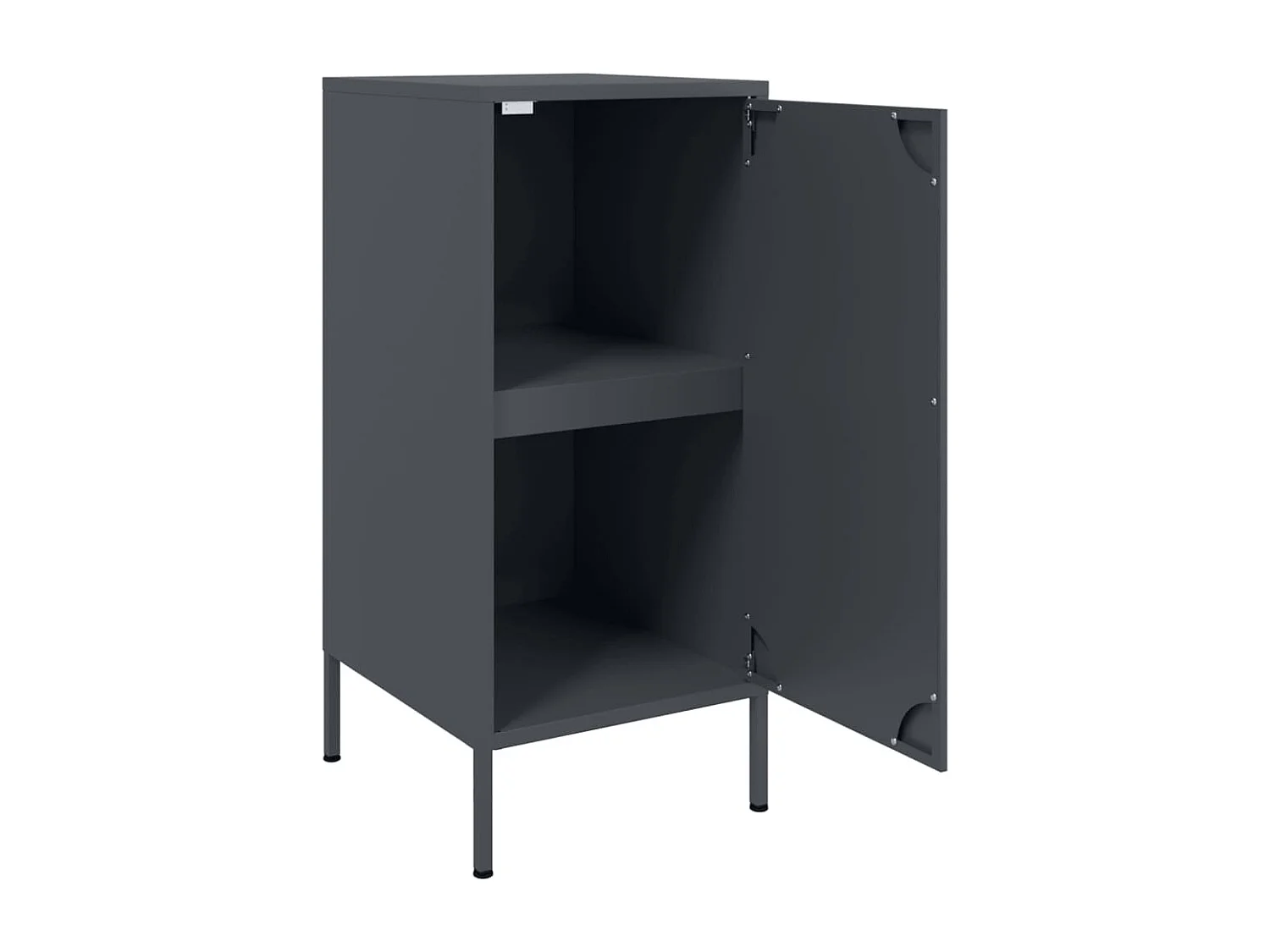 Sideboard Anthrazit 36x39x79 cm Stahl