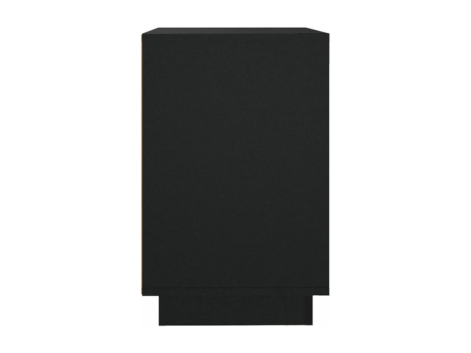 Buffet noir 102x35x55 cm bois d'ingénierie