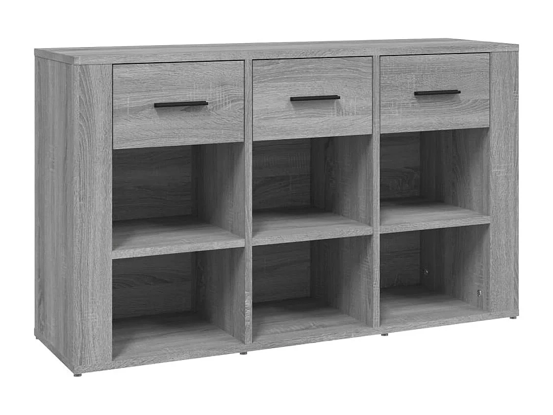 Sideboard Grau Sonoma 100x30x59,5 cm Holzwerkstoff