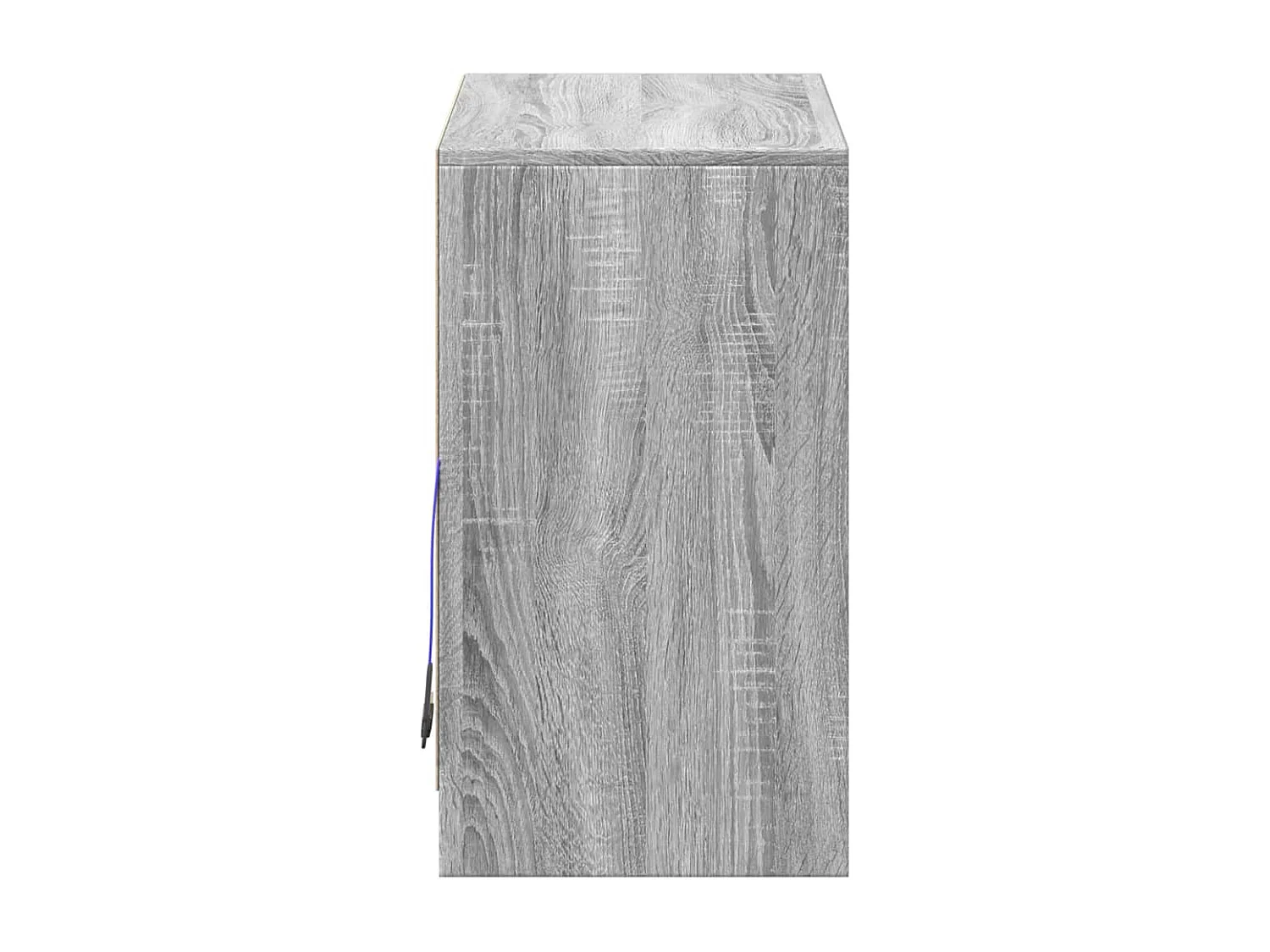 Credenza con LED Grigio Sonoma 72x34x61 cm in Legno Multistrato