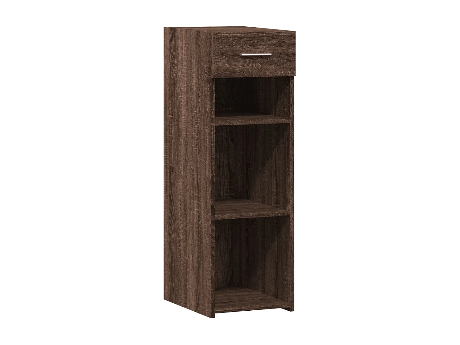 Credenza Rovere Marrone 30x42,5x93 cm in Legno Multistrato