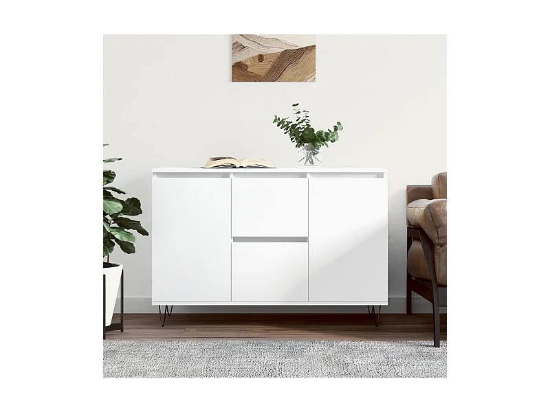 Aparador 104x35x70 cm derivados de madeira branco