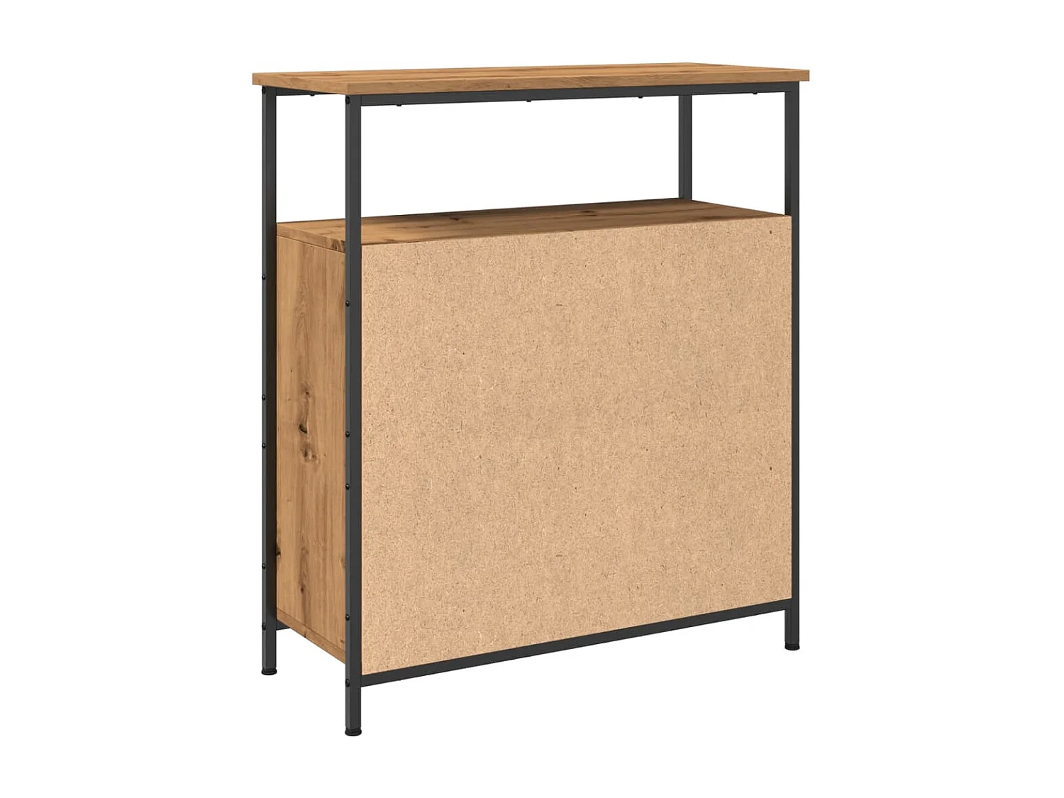 Credenza Rovere Artigianale 70x30x80 cm in Legno Multistrato