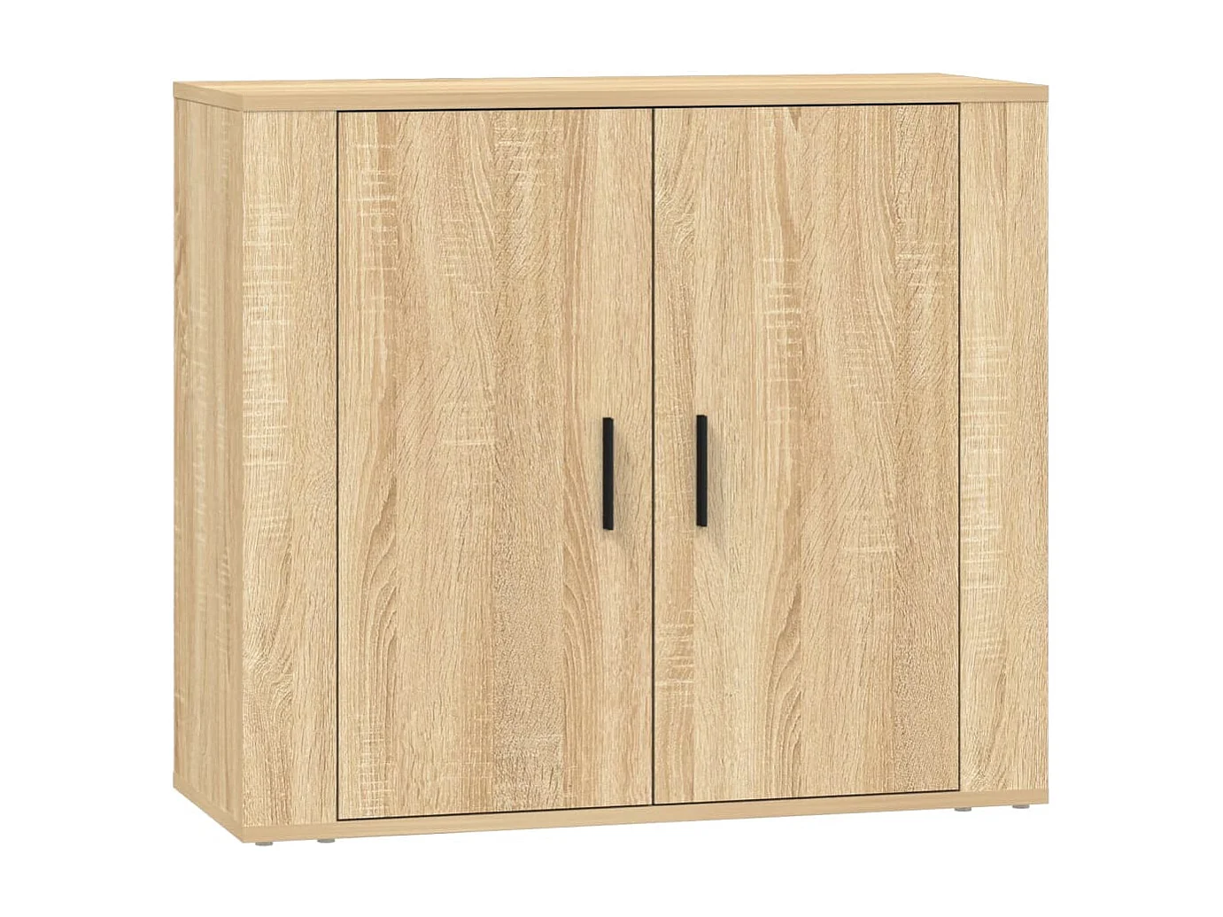 Aparadores 3 pcs madeira processada cor carvalho sonoma