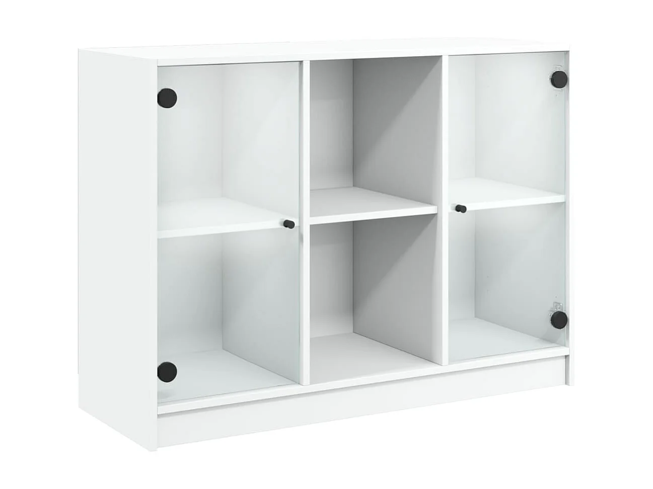 Buffet blanc 102x37x75,5 cm bois d'ingénierie