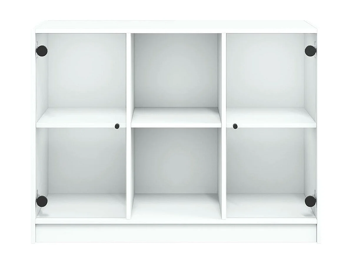 Buffet blanc 102x37x75,5 cm bois d'ingénierie