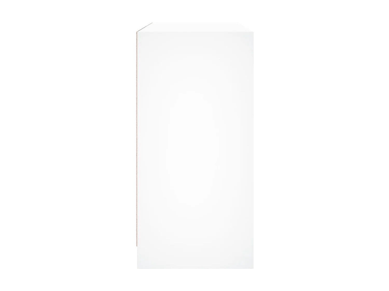 Buffet blanc 102x37x75,5 cm bois d'ingénierie