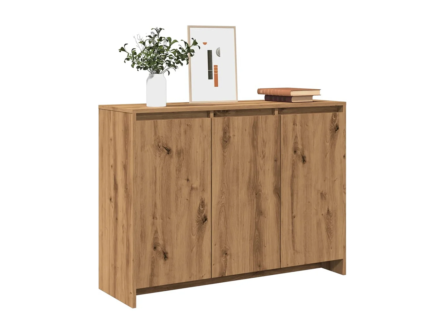 Sideboard Artisan-Eiche 102x33x75 cm Holzwerkstoff