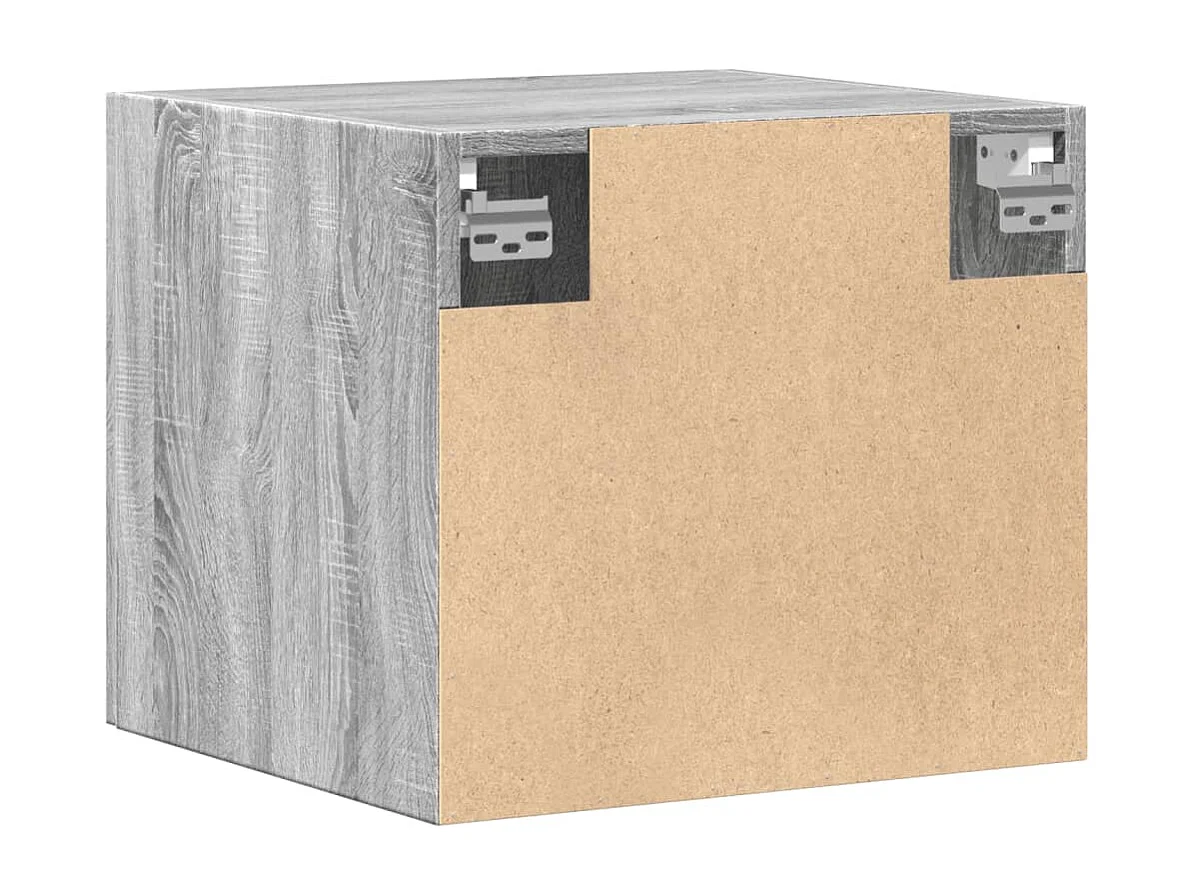 Armoire murale sonoma gris 45x42,5x40 cm bois d'ingénierie